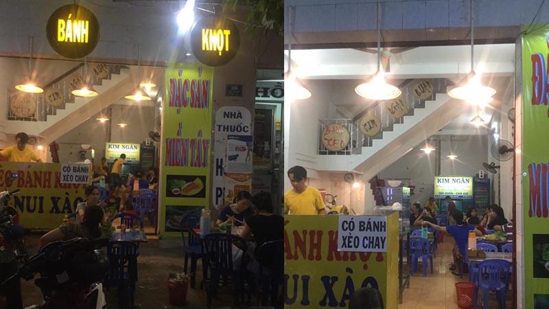 Bánh khọt vàng, giòn rụm