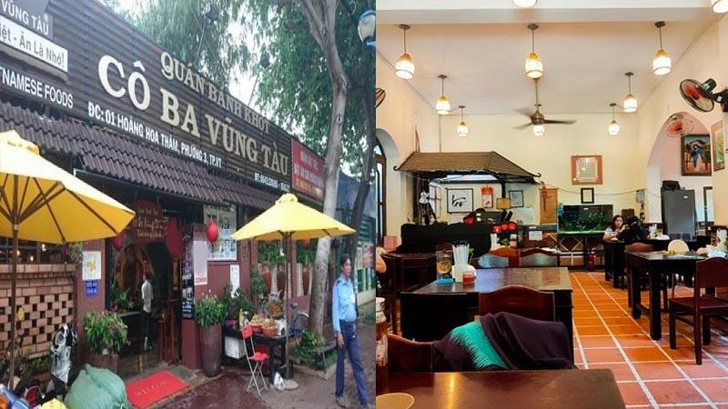 Bánh khọt với nhân tôm thơm ngon