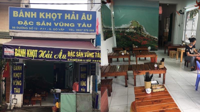 Bánh khọt với nhân tôm tươi rói, thơm ngon