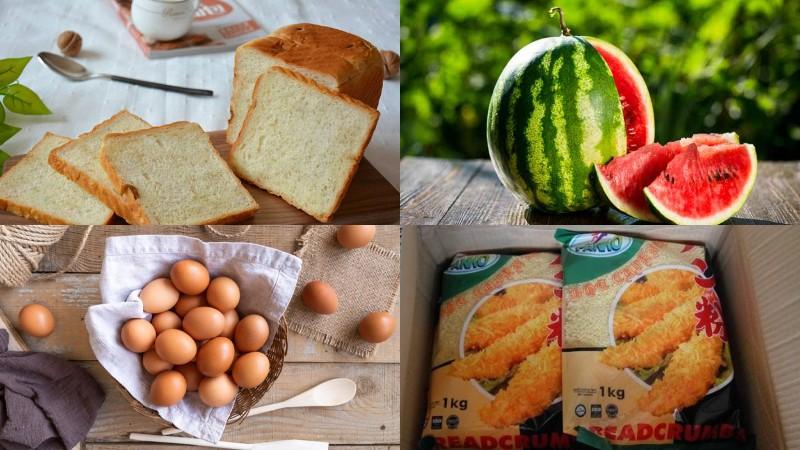 Các bước chuẩn bị làm món sandwich trái cây chiên giòn