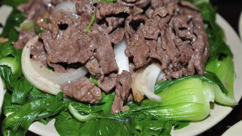 Canh cải thìa nấu tôm
