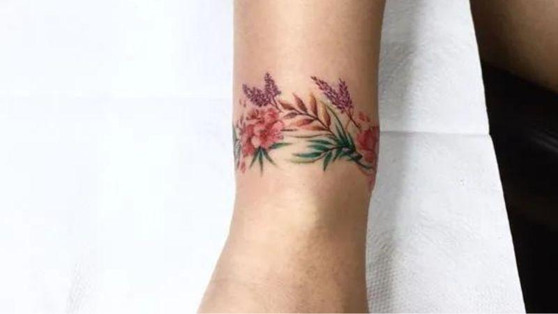 Hình xăm vòng tay đơn giản cho các bạn nữ