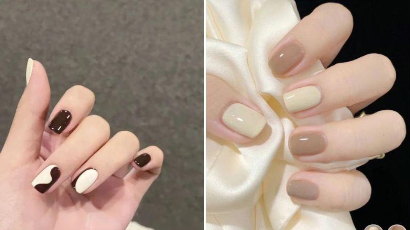 Mẫu nail đơn giản dễ thương