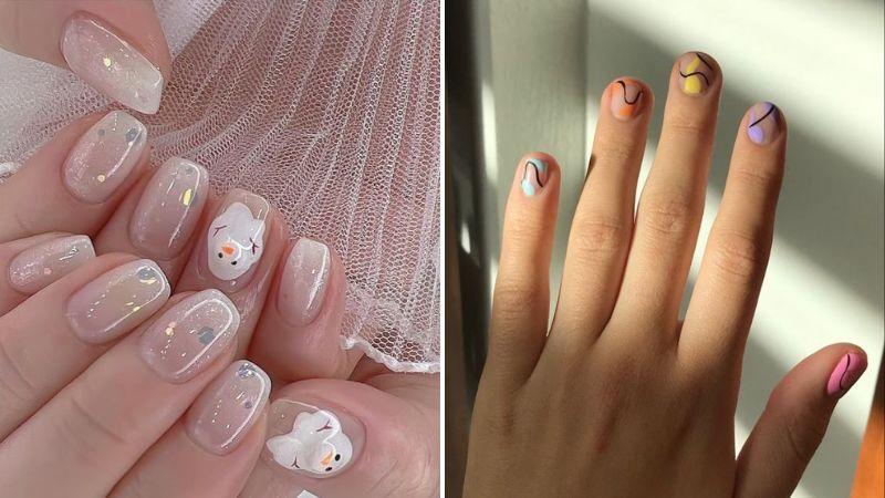 Mẫu nail đơn giản nhẹ nhàng
