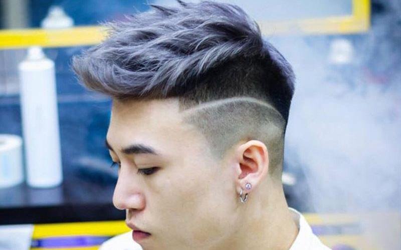 Tóc Mohican cho mặt tròn