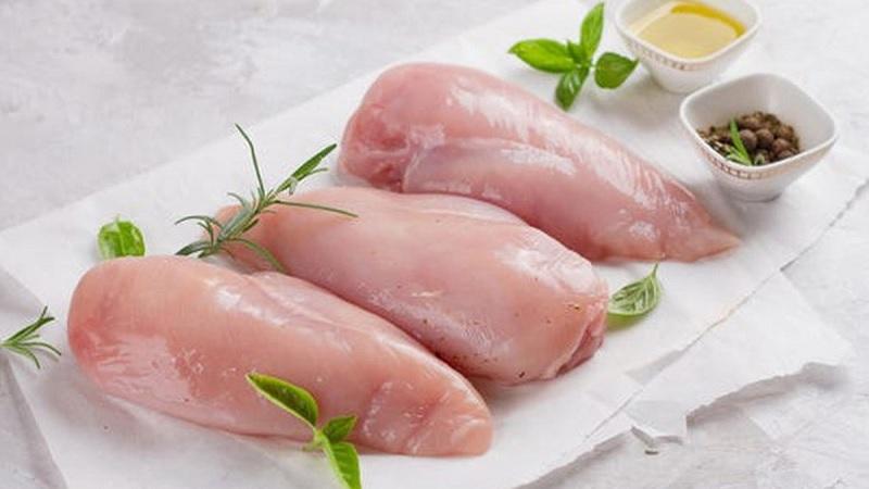 Ức gà nướng