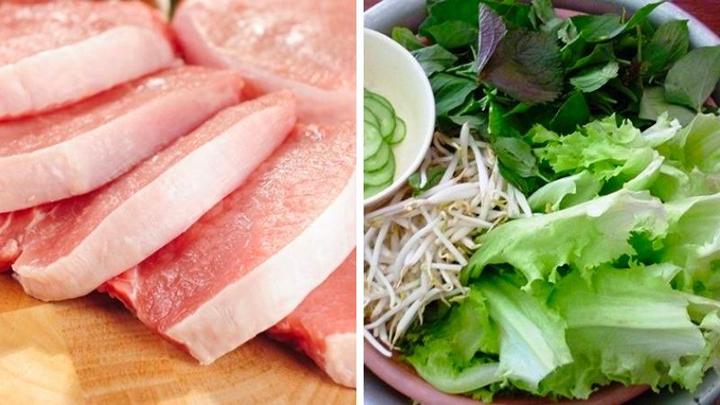 Ướp thịt làm bún thịt nướng