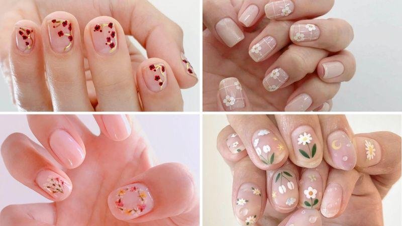 Mẫu nail đơn màu độc đáo, nhẹ nhàng